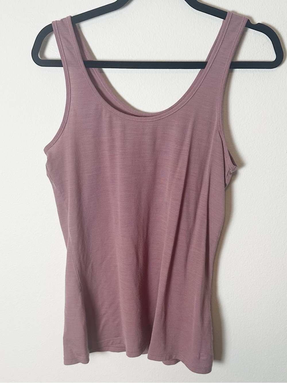 Icebreaker Merino Wool Tank Top Mauve Pink Purple Extra Large